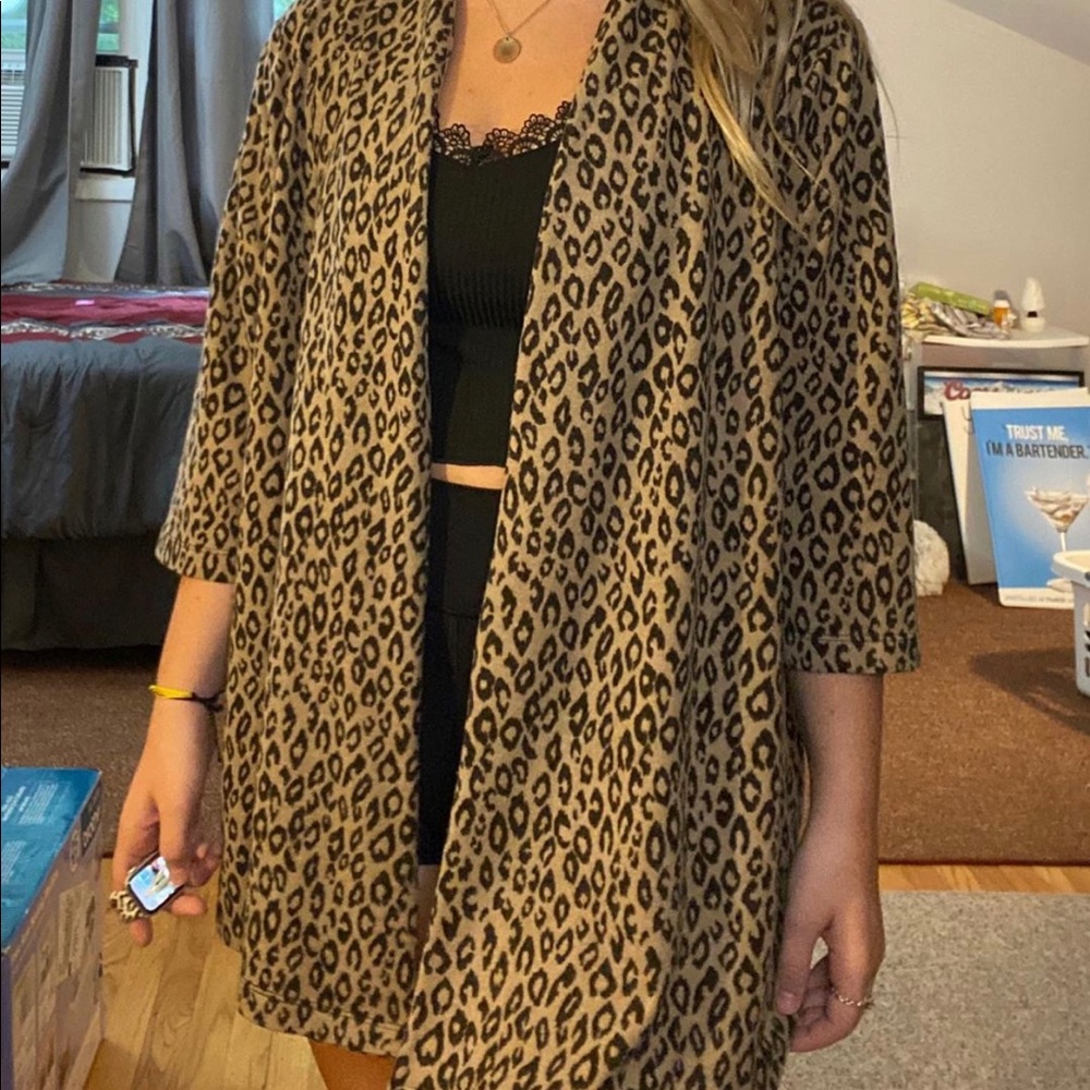 Cheetah print Cardigan